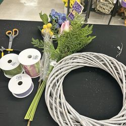 Louisiana Nursery - Spring Wreath Making Workshop - supplies