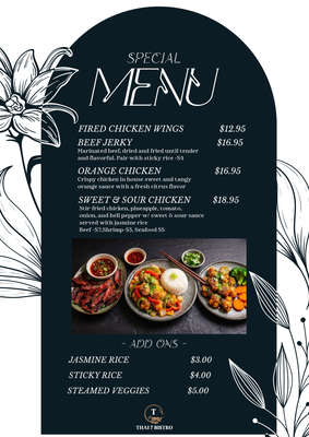 Menu photo 1 Thai 7 Bistro Brea, CA Menu photo 1 Thai 7 Bistro Brea, CA