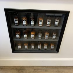 Apothecary Coffee House - Cute little jars with chemical labels
