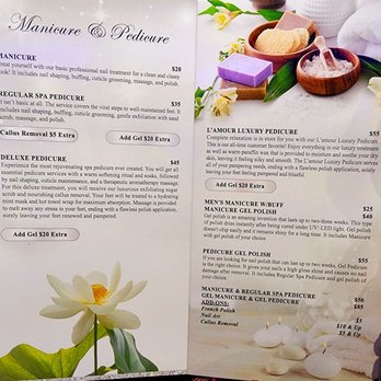 Lamour Nails and Day Spa - Menu as of April 2023 - Nail Salons Near Me - Maui, Hawaii Lamour Nails and Day Spa - Menu as of April 2023 - Nail Salons Near Me - Maui, Hawaii