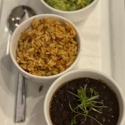 Photo of Bar Bombón - Philadelphia, PA, United States. Guacamole, Spanish Rice and Beans