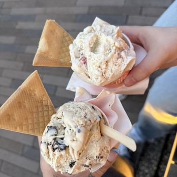 Tifa Chocolate & Gelato - Elvis and raspberry swirl - Gelato Near Me - Denver, Colorado Tifa Chocolate & Gelato - Elvis and raspberry swirl - Gelato Near Me - Denver, Colorado