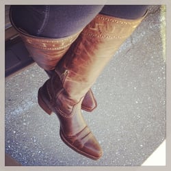 Cobbler Tri-Valley & Boot Shop - Happy, big-calved customer! Thanks, Dan for the (twiced) stretch.