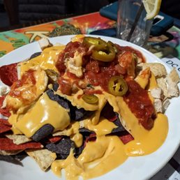 Chicken nachos Chicken nachos