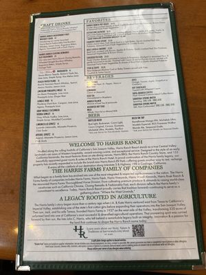 Menu photo 2 Harris Ranch Resort Coalinga, CA Menu photo 2 Harris Ranch Resort Coalinga, CA