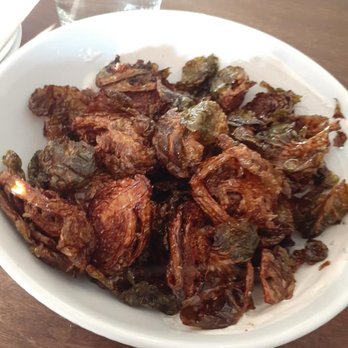 Woodshed Burgers - Burnt and not tasty Brussel sprouts - Burgers Near Me - Edmonton, Alberta