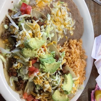 Dumplins Y Amigos - a taco and rice dish - Mexican Near Me - Odessa, Texas