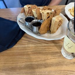 Chicken and waffles