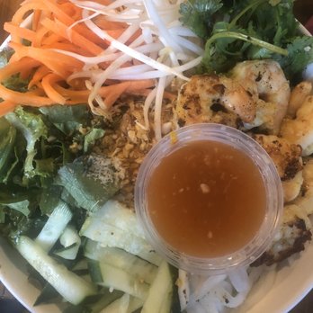 Ginger and Lemongrass - Shrimp Vermicelli Bowl - Vietnamese Near Me - Whitestone, New York Ginger and Lemongrass - Shrimp Vermicelli Bowl - Vietnamese Near Me - Whitestone, New York