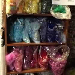 A Stroka Gene-Us Alpacas - Some of the dyed fiber available
