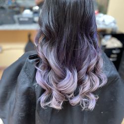 Krystal Hair Salon - Purple and lavender