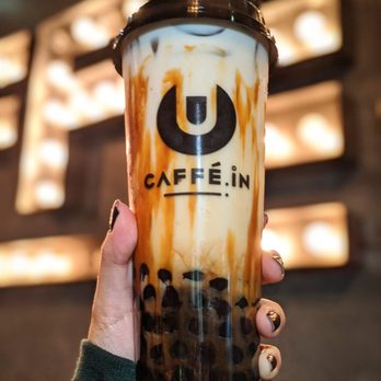 CAFFE:iN - Handcrafters brown sugar milk tea ($5.95) - Coffee & Tea Near Me - Union City, California CAFFE:iN - Handcrafters brown sugar milk tea ($5.95) - Coffee & Tea Near Me - Union City, California