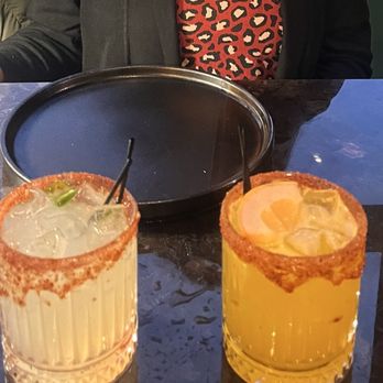 Ostras - Mango Margarita and jalapeño margarita - Asian Fusion Near Me - Des Plaines, Illinois