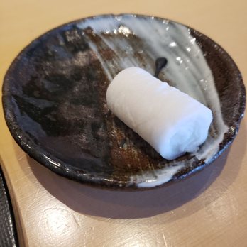 Omakase - Wet hand towel to clean your hands prior to starting the sushi part of the course (if you prefer to eat with your hands). - Sushi Bars Near Me - San Francisco, California