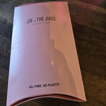 Joe & The Juice - Cute pink box the sandwich comes in - Sandwiches Near Me - St. Paul, Minnesota Joe & The Juice - Cute pink box the sandwich comes in - Sandwiches Near Me - St. Paul, Minnesota
