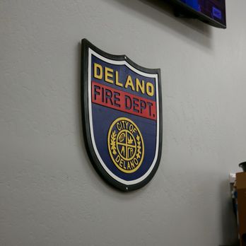 Tony's Firehouse Grill and Pizza - Delano Fire Department sign by the restaurant ordering area - Pizza Near Me - Bakersfield, California Tony's Firehouse Grill and Pizza - Delano Fire Department sign by the restaurant ordering area - Pizza Near Me - Bakersfield, California