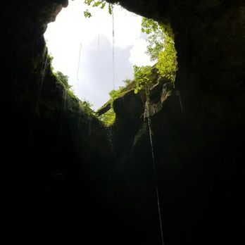 Cenote Hubiku - The ground level hole over the cenote. - Lakes Near Me - Yucatán, YUC Cenote Hubiku - The ground level hole over the cenote. - Lakes Near Me - Yucatán, YUC