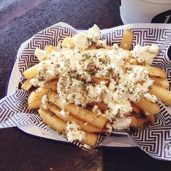 Zeus Street Greek Drummoyne - Oregano and feta fries - Greek Near Me - Drummoyne, NSW Zeus Street Greek Drummoyne - Oregano and feta fries - Greek Near Me - Drummoyne, NSW