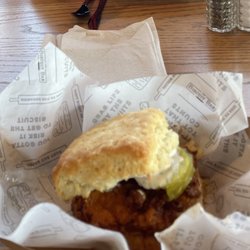 The Biscuit Bar - Hot, hot chicken biscuit