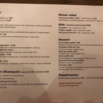 Tomaz - Dinner menu - Desserts Near Me - Amsterdam, New Hampshire