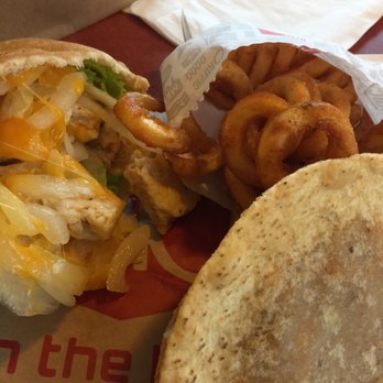 Jack in the Box - Chicken Fajita Pita Curly Fries Taco - Tacos Near Me - Woodville, Texas Jack in the Box - Chicken Fajita Pita Curly Fries Taco - Tacos Near Me - Woodville, Texas