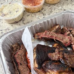 Legacy Bbq - Potato Salad, Street Corn, Mac & Cheese, Brisket, Chicken, Sausage, Pork Ribs