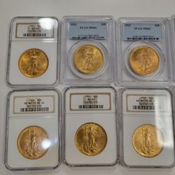 Fort Worth Valley Goldmine - Rare graded gold coins!