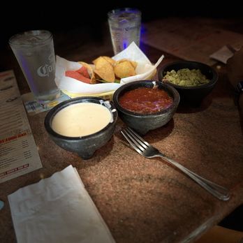 Pacos Tacos Cantina - Trio sampler, queso, salsa and guacamole with chips...muy bueno. - Tacos Near Me - Kapolei, Hawaii Pacos Tacos Cantina - Trio sampler, queso, salsa and guacamole with chips...muy bueno. - Tacos Near Me - Kapolei, Hawaii