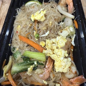 Thai Noodle Wave - Very dry shrimp pad woon sen - Thai Near Me - Carrollton, Texas