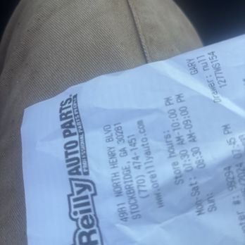O'Reilly Auto Parts - Auto Parts & Supplies Near Me - Stockbridge, Georgia
