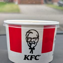 Large macaroni salad with the Colonel