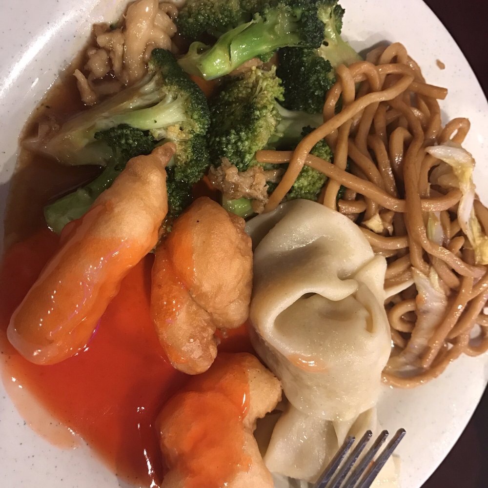 China Wok - a plate of food with noodles and broccoli - Chinese Near Me - Sullivan, Indiana China Wok - a plate of food with noodles and broccoli - Chinese Near Me - Sullivan, Indiana