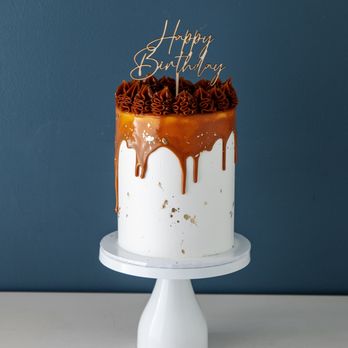 Elegant Temptations - A showstopper of sweet and smooth--this Dulce de Leche cake drips with caramel gold and rich swirls for the ultimate birthday indulgence! - Bakeries Near Me - Hialeah Gardens, Florida Elegant Temptations - A showstopper of sweet and smooth--this Dulce de Leche cake drips with caramel gold and rich swirls for the ultimate birthday indulgence! - Bakeries Near Me - Hialeah Gardens, Florida