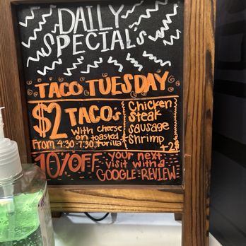 We Luv Spudz - Daily Specials - Tacos Near Me - Pearland, Texas