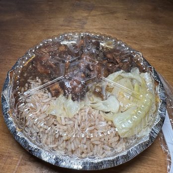 Paradise Island Grill - Oxtails with rice and peas & cabbage - Seafood Near Me - Temple Hills, Maryland Paradise Island Grill - Oxtails with rice and peas & cabbage - Seafood Near Me - Temple Hills, Maryland