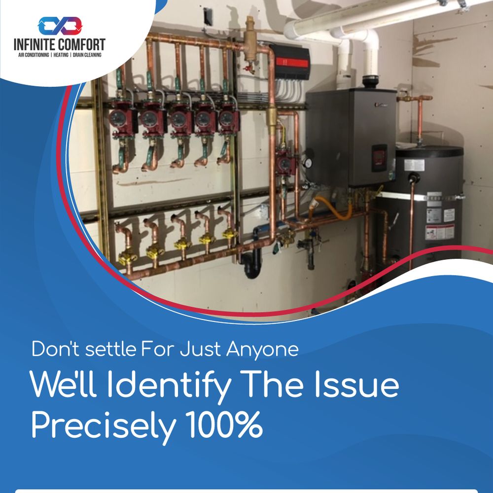 Slide of Infinite Comfort Heating, Cooling, & Drain Cleaning