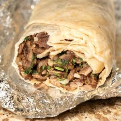CDMX Street Food - Asada Burrito (No Beans).