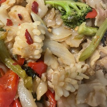 Thai BBQ - Drunken Noodles (Spicy Noodles) - Thai Near Me - Union City, California