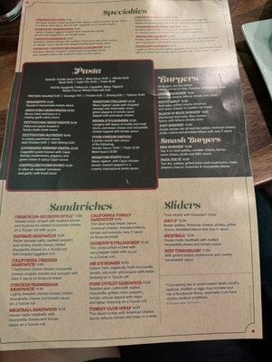 Menu photo 1 Giuseppe's Bar & Grille Henderson, NV