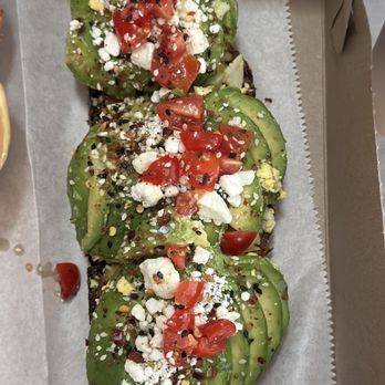 Doppio Coffee House - Avocado toast with egg salad added. - Coffee & Tea Near Me - Chicago, Illinois Doppio Coffee House - Avocado toast with egg salad added. - Coffee & Tea Near Me - Chicago, Illinois