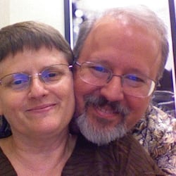 Bob Collins - My wife, Jo, and me: happily married!