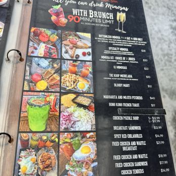 The Chicken Koop - Brunch Menu (Sat & Sun 11a-3p) - Chicken Shop Near Me - Downey, California