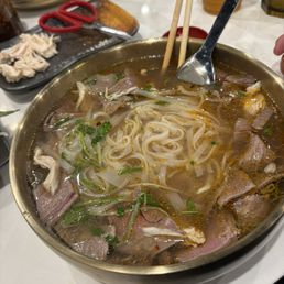 #102 pho filet mignon with flat noddles #102 pho filet mignon with flat noddles