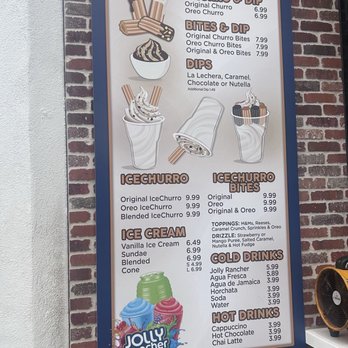 Ice Churro - Menu - Desserts Near Me - San Diego, California Ice Churro - Menu - Desserts Near Me - San Diego, California