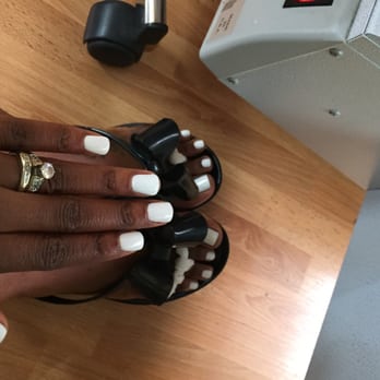 Blooming Nails & Spa - OPI gel & polish Alpine snow... - Nail Salons Near Me - Totowa, New Jersey