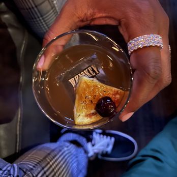 Whiskey Neat - Check out the ice cube! - Tapas Bars Near Me - Fort Lauderdale, Florida