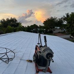 The Plumbing Police Miami - Unclogging from roof stack
