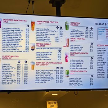 Tea Leaf & Creamery - Menu 2 of 2. Drinks. - Bubble Tea Near Me - Doraville, Georgia Tea Leaf & Creamery - Menu 2 of 2. Drinks. - Bubble Tea Near Me - Doraville, Georgia