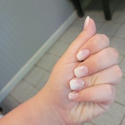 French ombre with bling French ombre with bling
