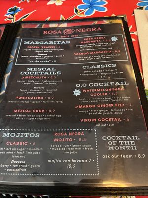 Menu photo 3 Rosa Negra Barcelona, B Menu photo 3 Rosa Negra Barcelona, B